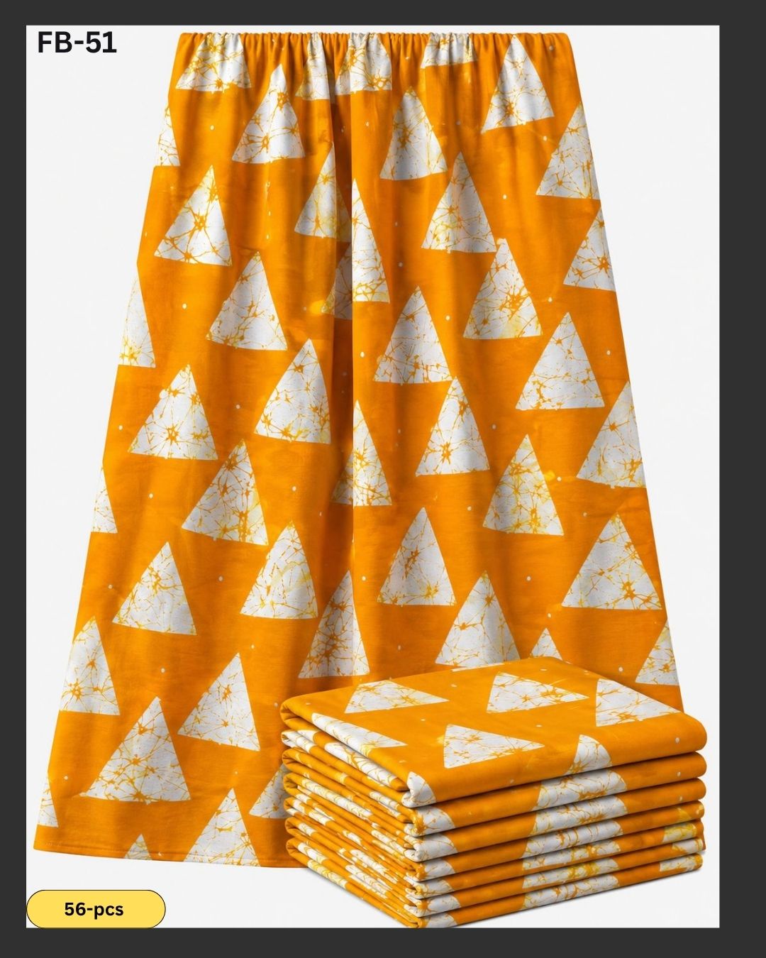 Golden Yellow African Print Ankara