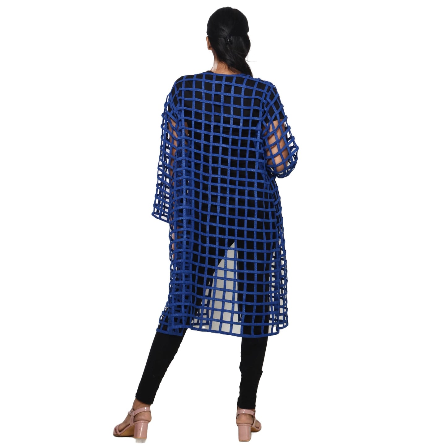 Minala Knot Braided Ankara Vest/Knee Length
