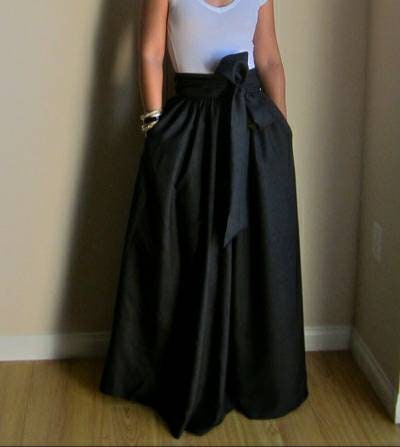 Plain Maxi Bazine Solid Skirt/Black African Skirt/Ankara Purple Skirt/One size.