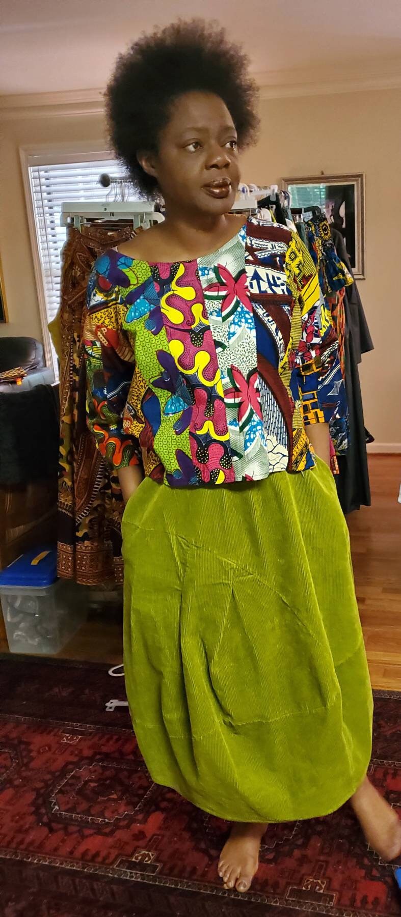 Cuodroy Quarky Skirt Made in Italy.