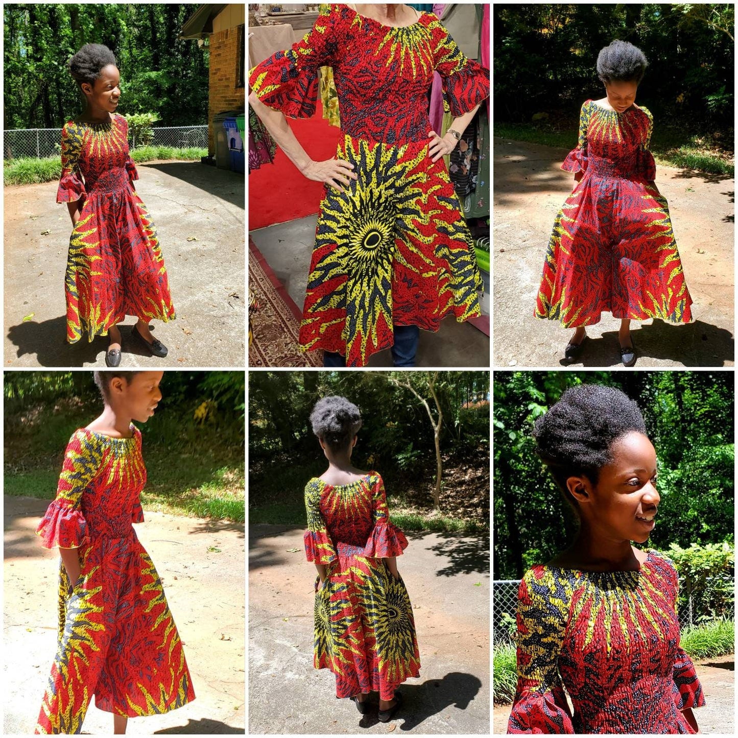 Jumpsuit Palazzos/African Jumper, size Small.