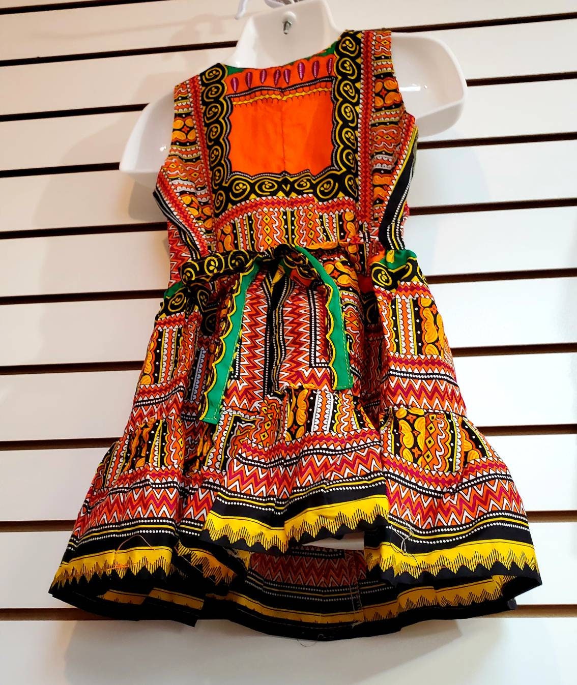 Dashiki Cotton girl dress in two sizes