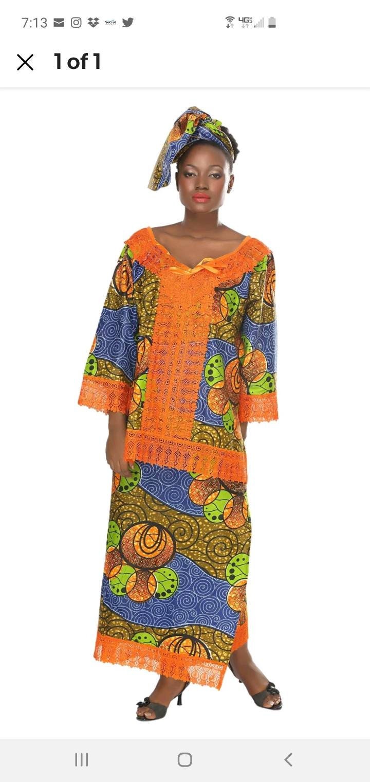 African Traditional Women Skirt Set Printed Kente Wax Lace Gele Head Wrap