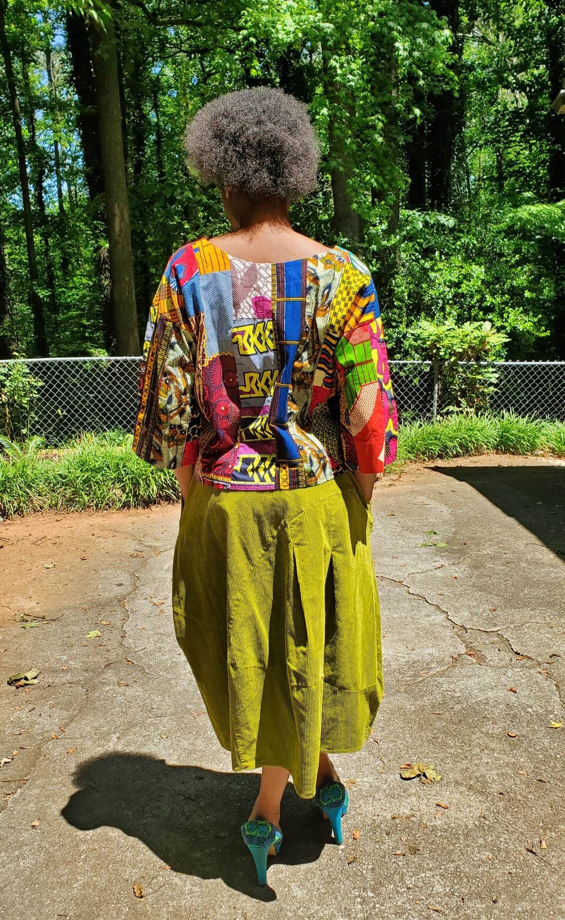 Cuodroy Quarky Skirt Made in Italy.