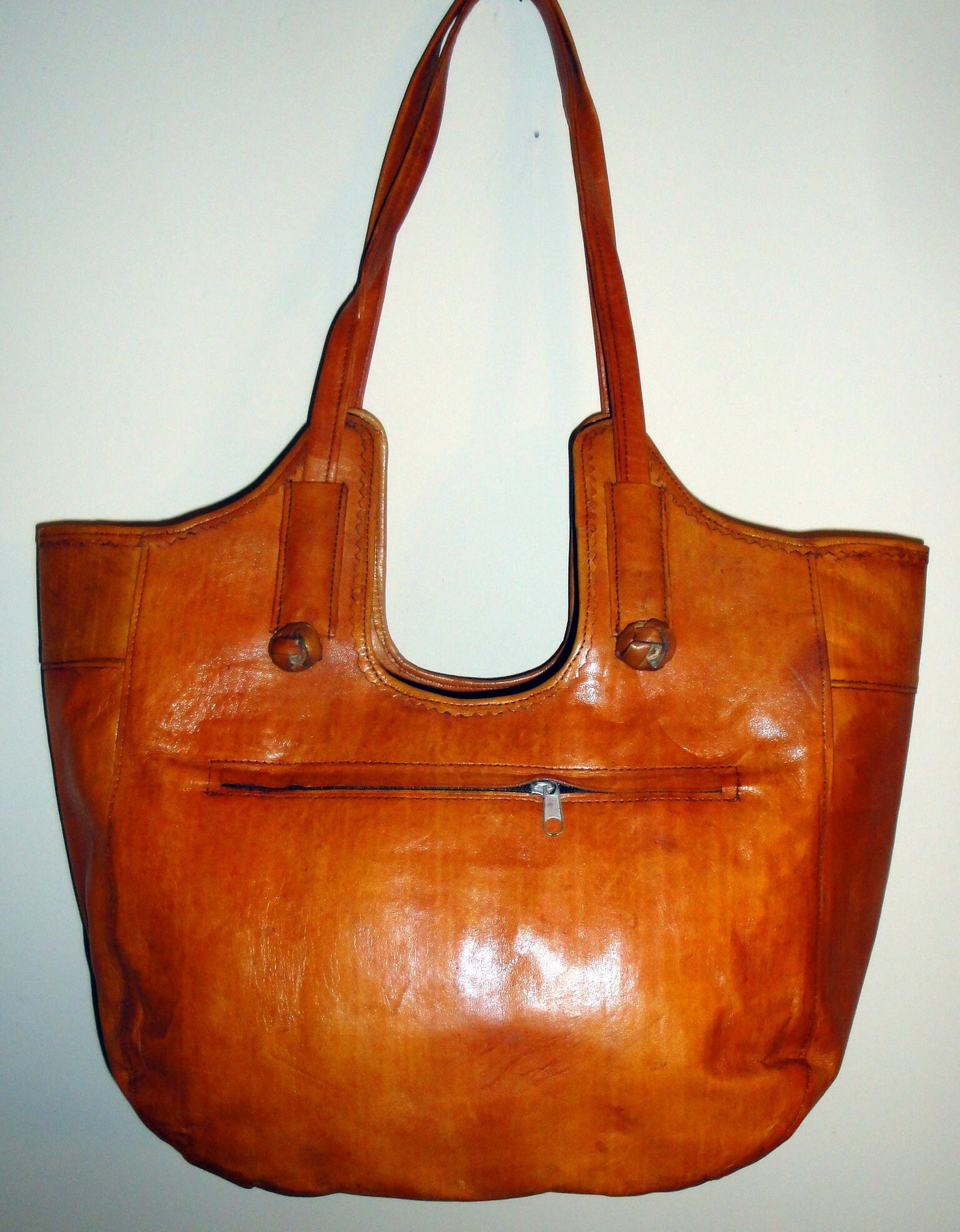 Exclusive African Handmade Leather Purse/Boho Tote made in Mali