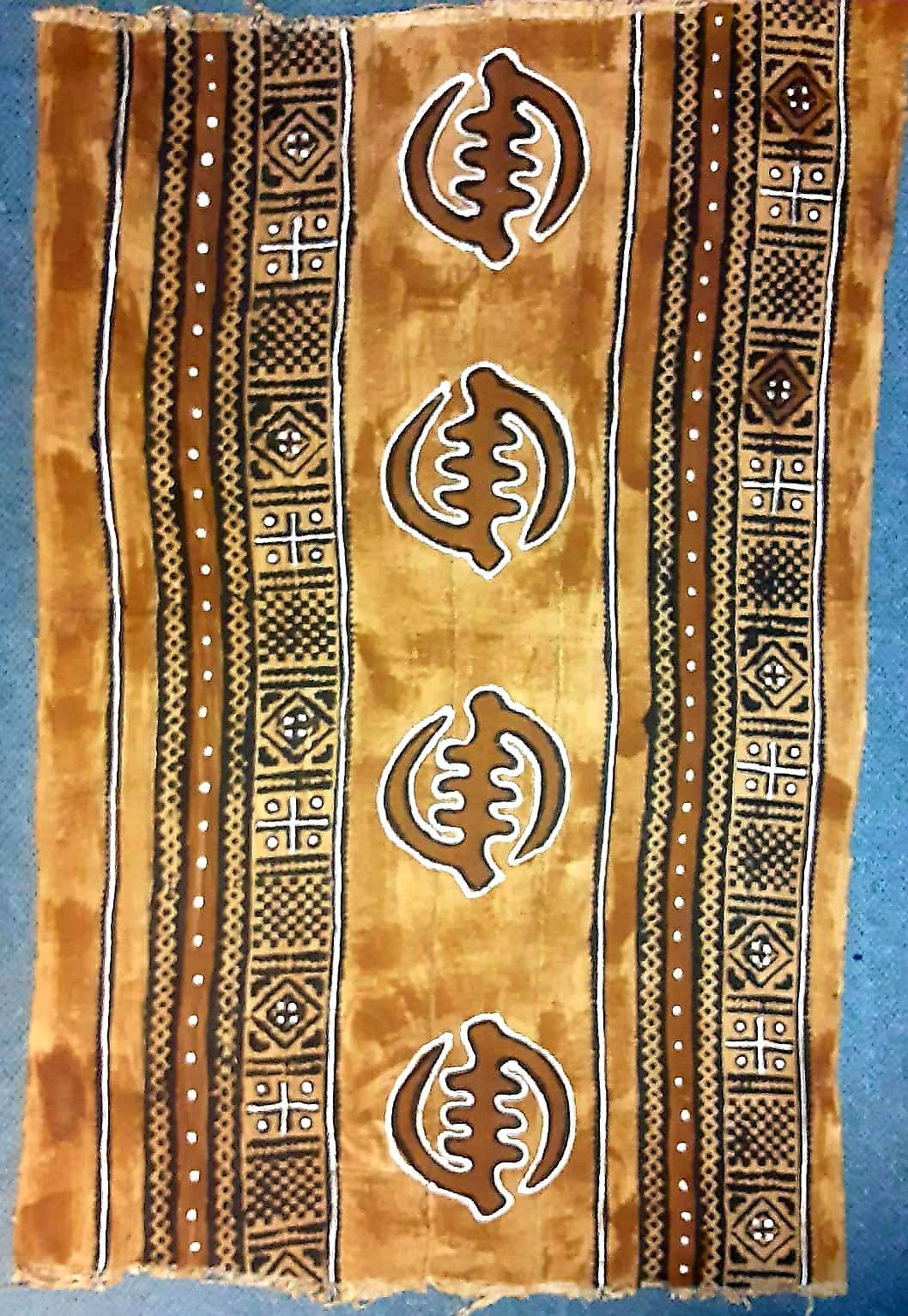 Bogolafini/ Mudcloth Bambara, Bogolan Mali Handwoven Fabric