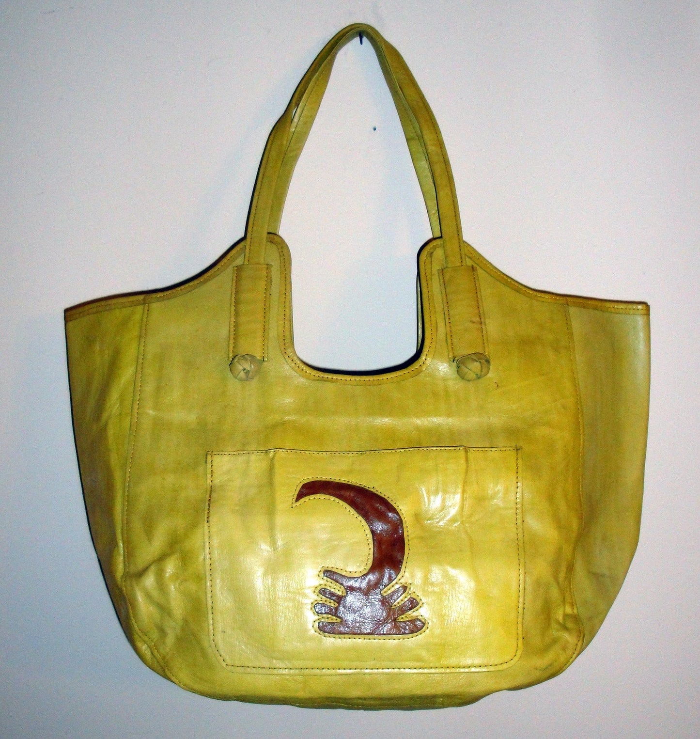 Exclusive African Handmade Leather Purse/Boho Tote made in Mali