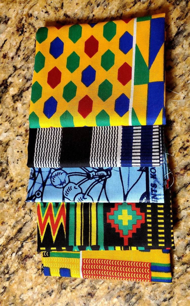 Ankara /African Print Fat Quarters Bulk different Packs.