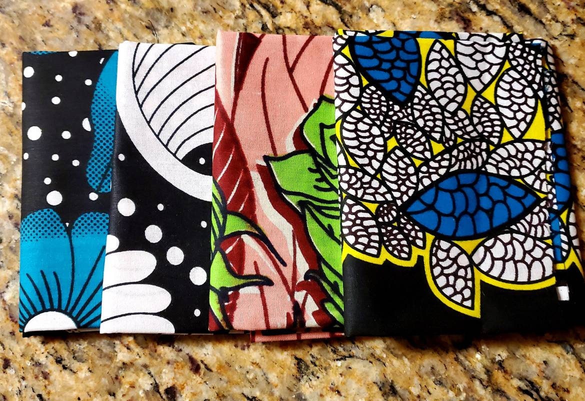 Ankara /African Print Fat Quarters Bulk different Packs.
