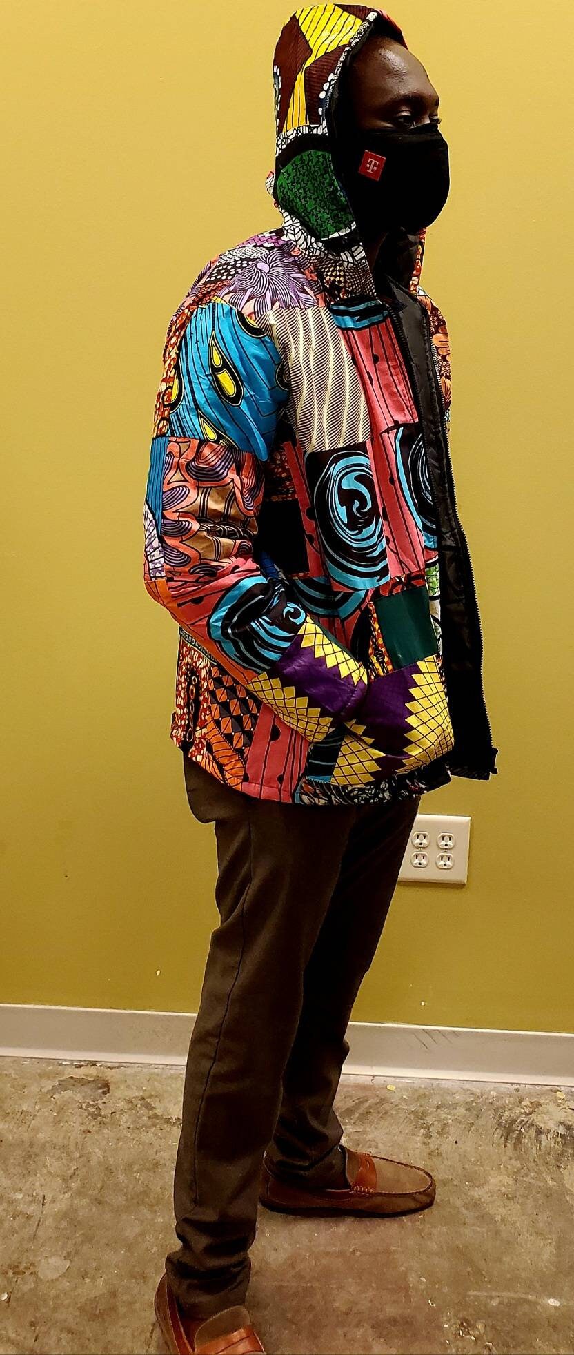 Ankara Patch Baseball Jacket/African Hoody Jacket/Unisex. African Print Floral Women's Bomber Jacket / Ankara Bomber Jacket.