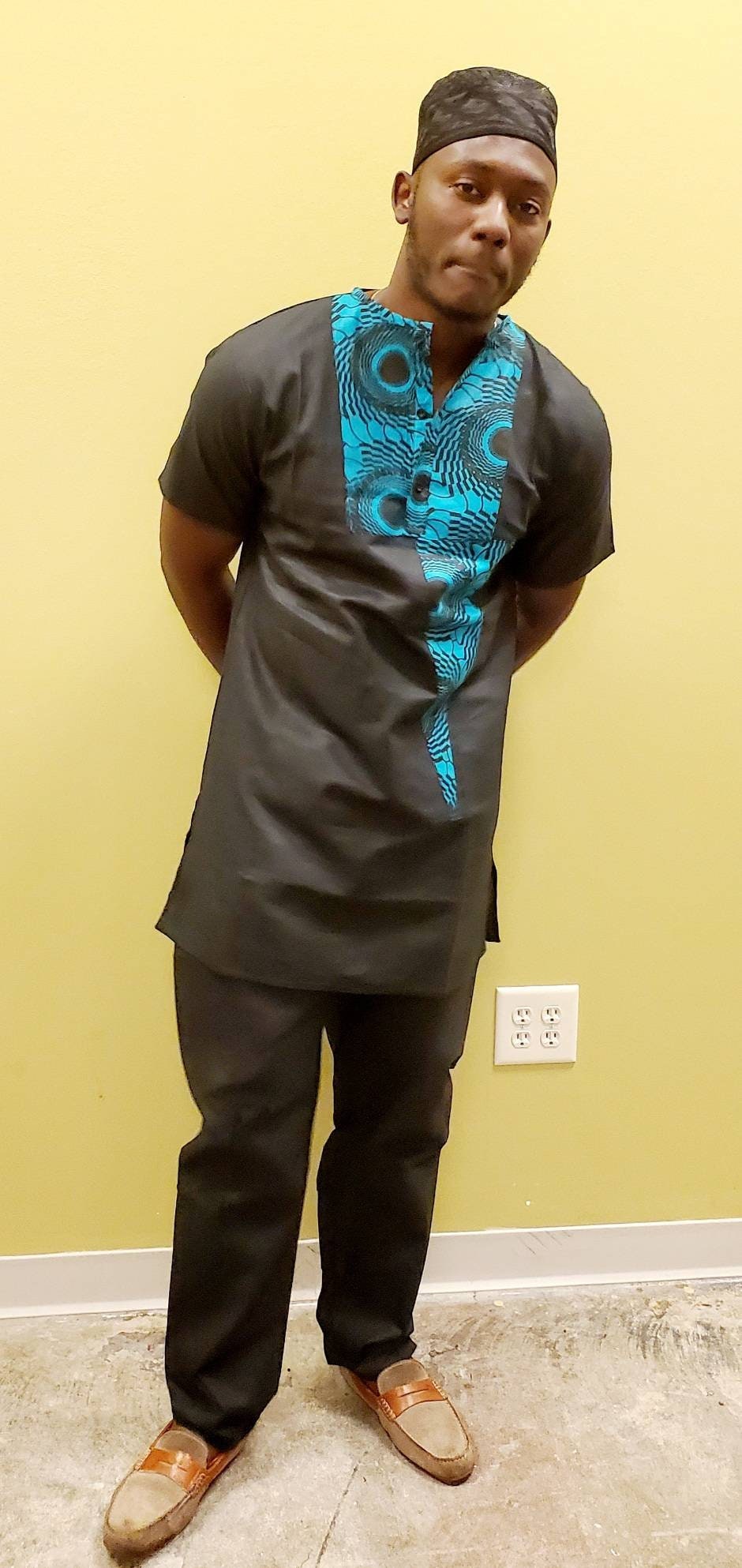 Men's Classic Dashiki Suit Ankara 5 sizes/African Matching sets/His Hers