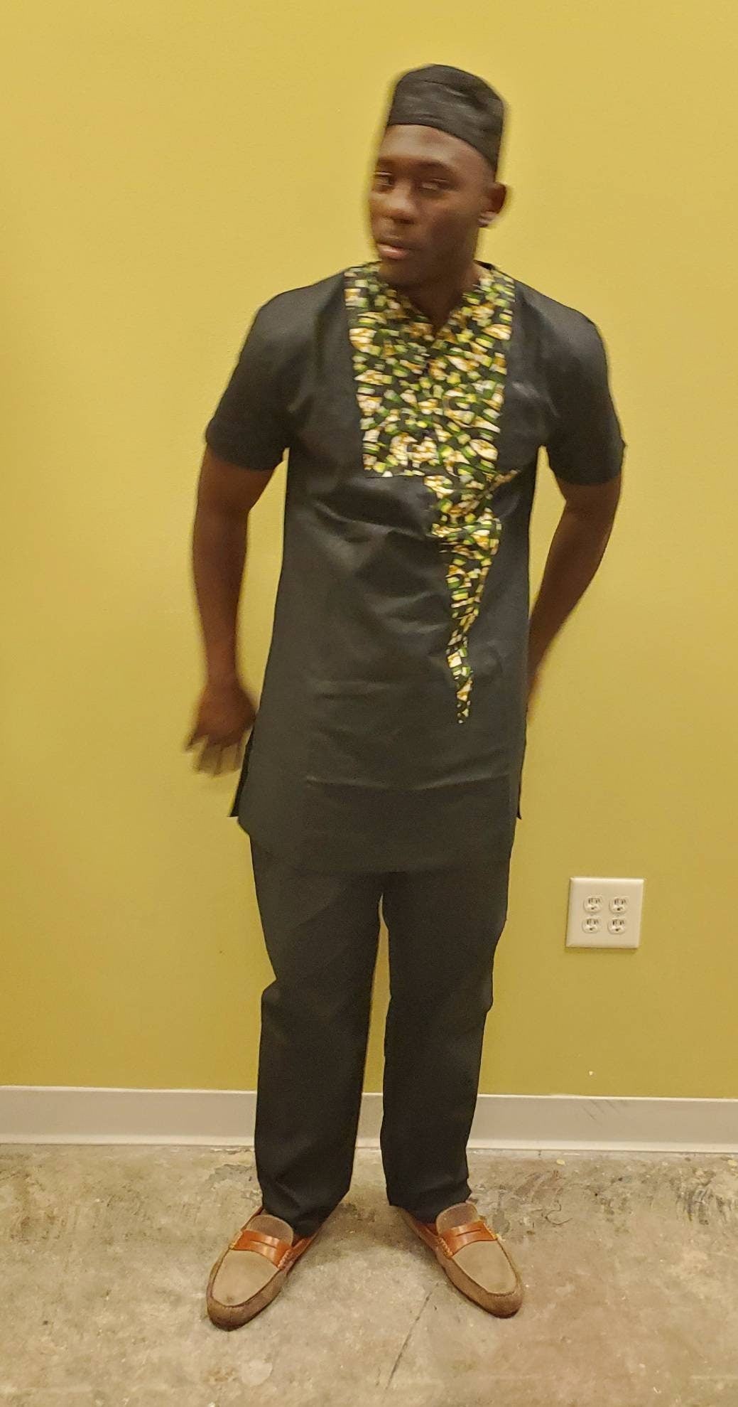 Men's Classic Dashiki Suit Ankara 5 sizes/African Matching sets/His Hers