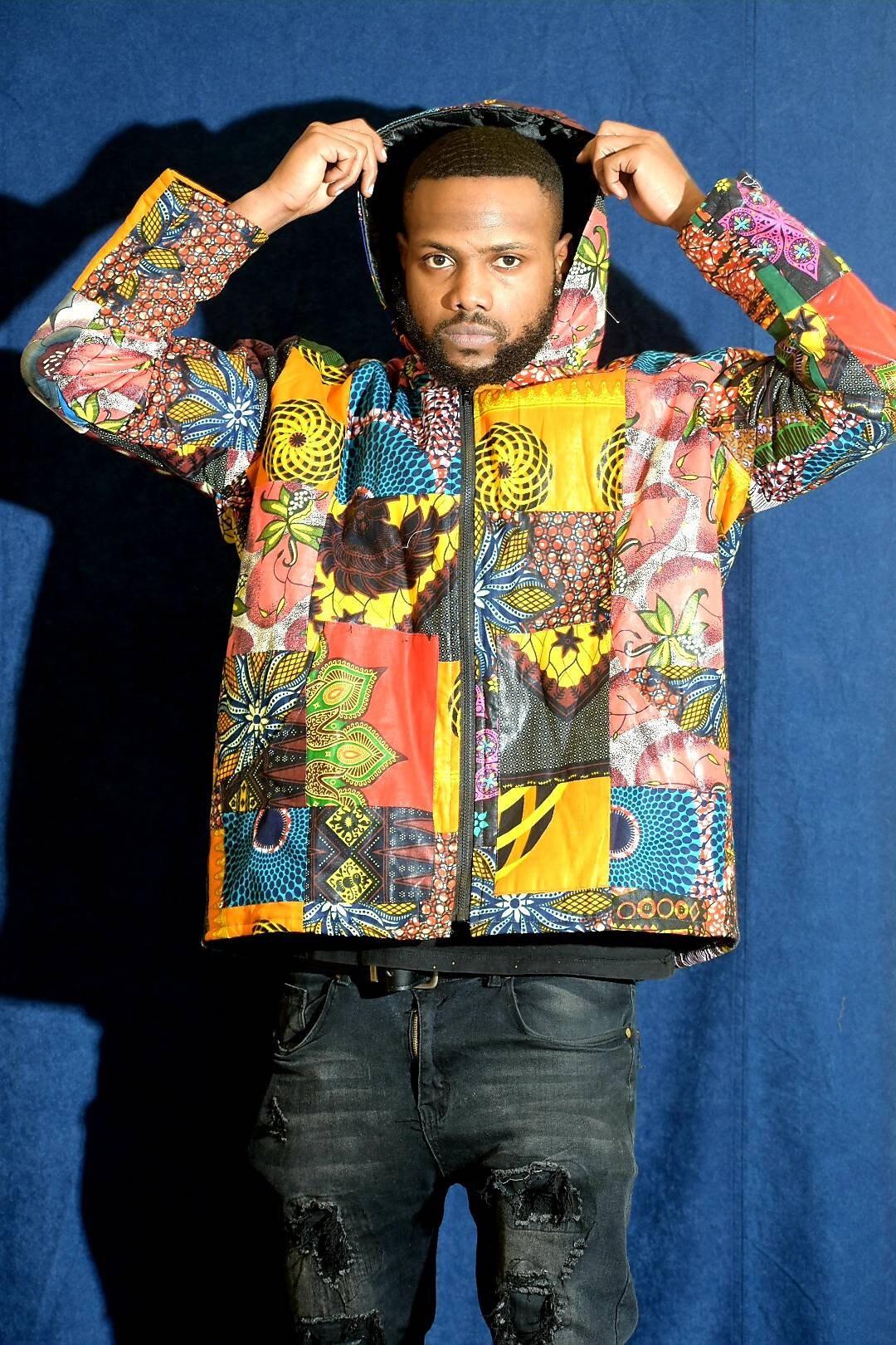 Ankara Patch Baseball Jacket/African Hoody Jacket/Unisex. African Print Floral Women's Bomber Jacket / Ankara Bomber Jacket.