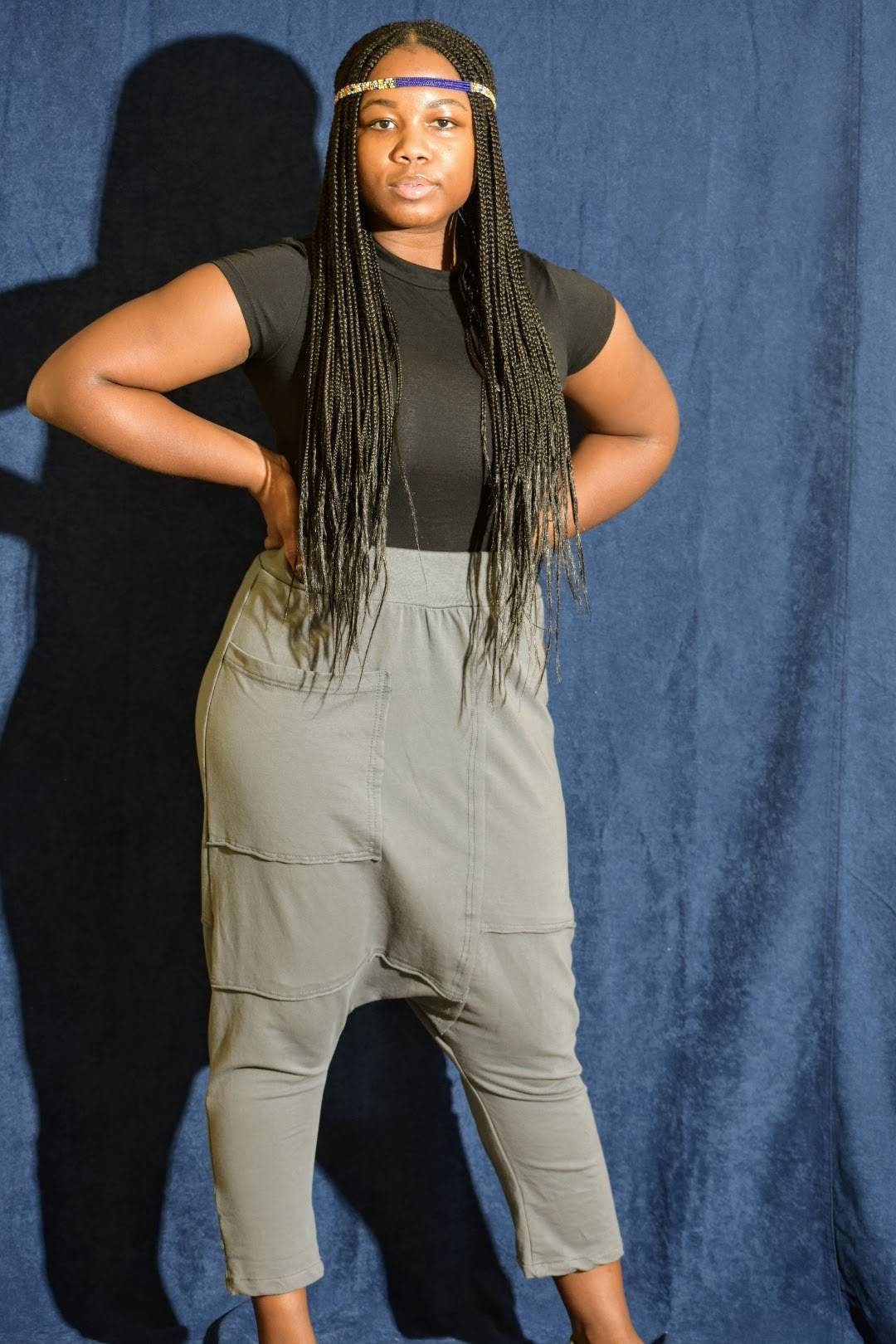 Wide Fit Harem Pants