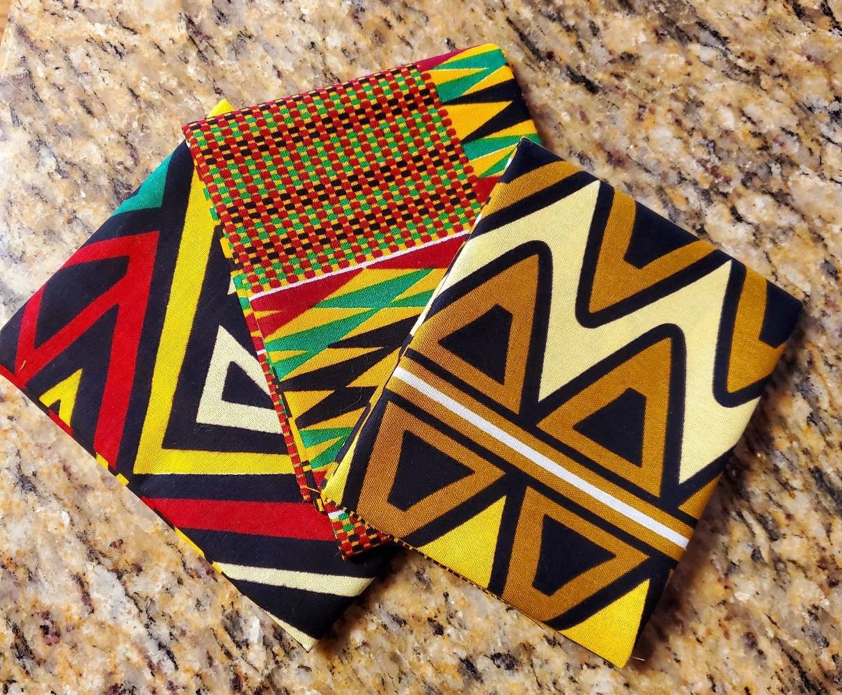 Fat Quarter Bundles, African Print/Ankara/Kente/Kitenge 100% cotton.