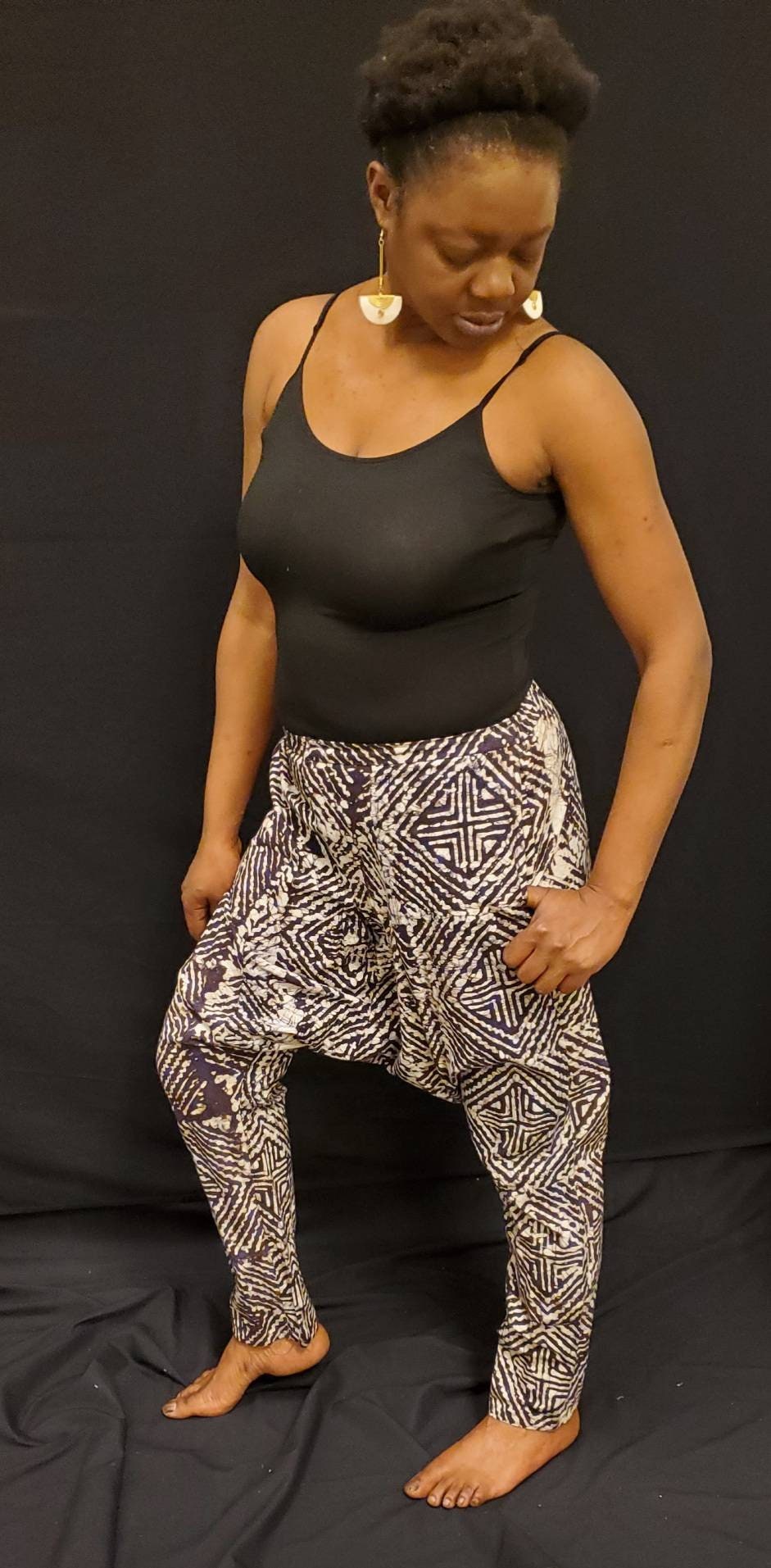 Harem Pants/Bohemian/Summer Unisex/Boho African/Meditation Pants/ Cotton.