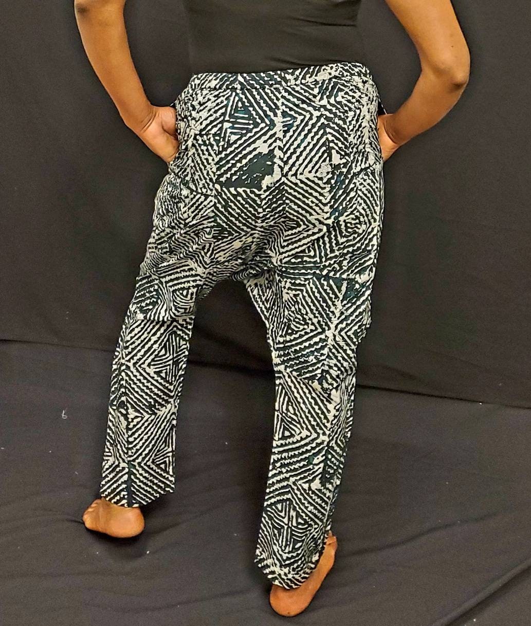 Harem Pants/Bohemian/Summer Unisex/Boho African/Meditation Pants/ Cotton.