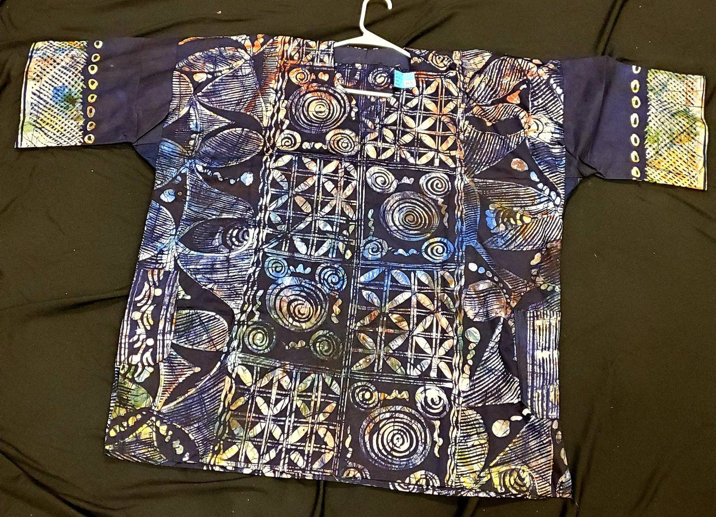 Oversize African Men Shirt/ Batik big shirts/ Big & Tall.