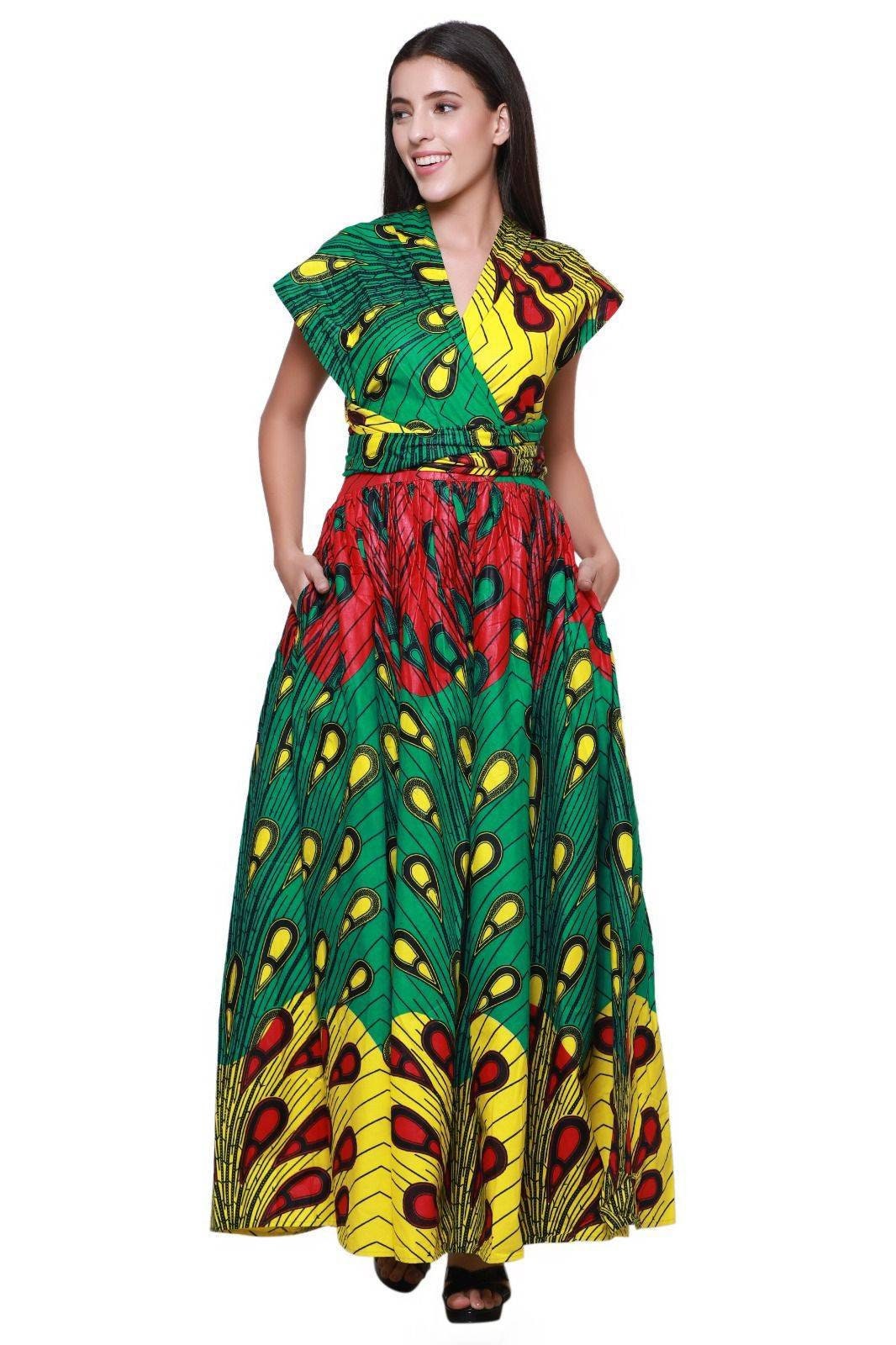 African Print Palazzo/Wide strap Convertible Skirt/Romper/Ankara Infinity Dress (30+ Ways to Wear) Formal Wear.