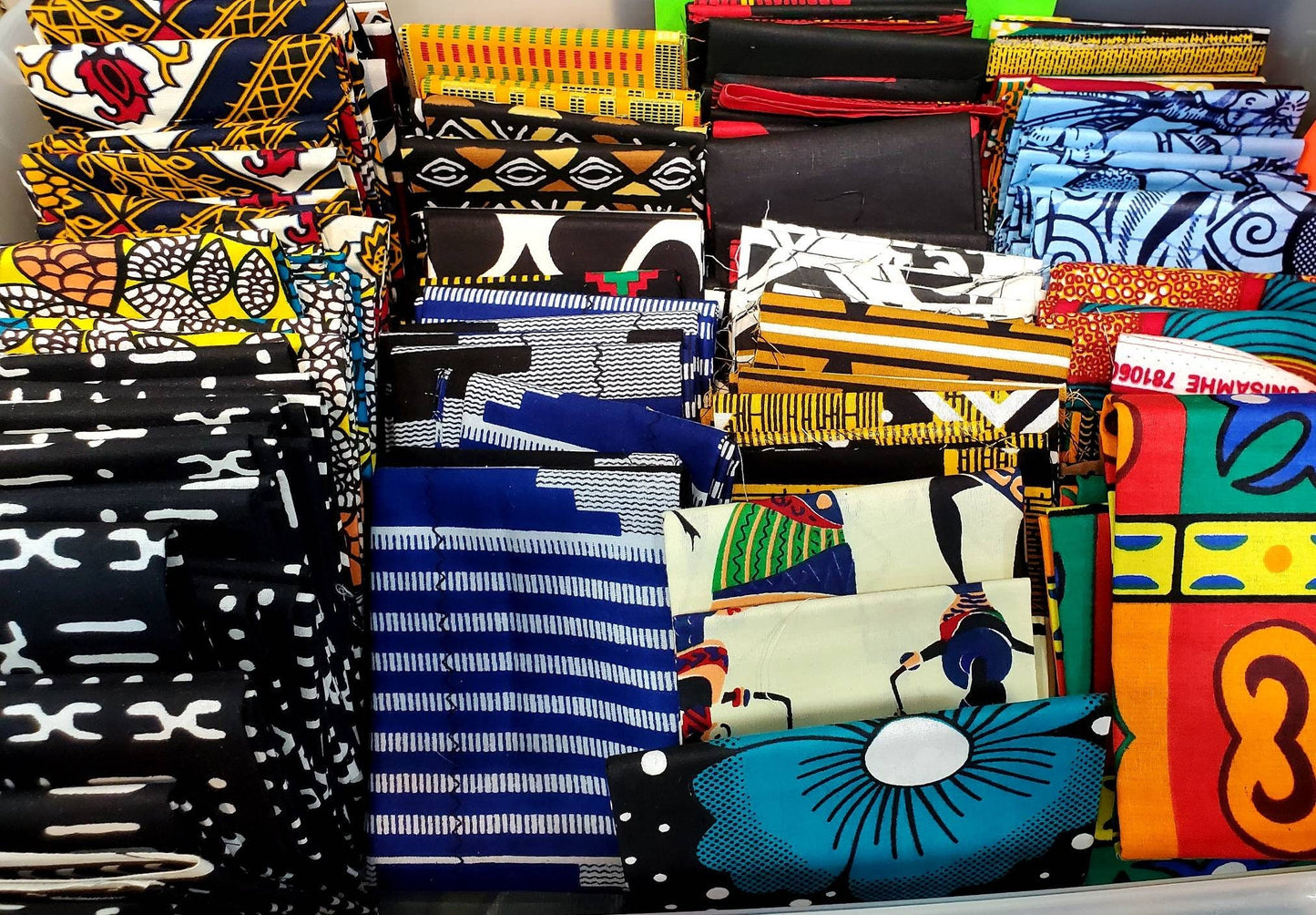 African Print Ankara Fat Quarters 18"×20" Bundles & Random.