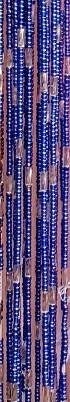 African Waist Beads/Belly Chains/Belly Beads/Hip Ornament. Threaded TIE On Waist for weight loss.