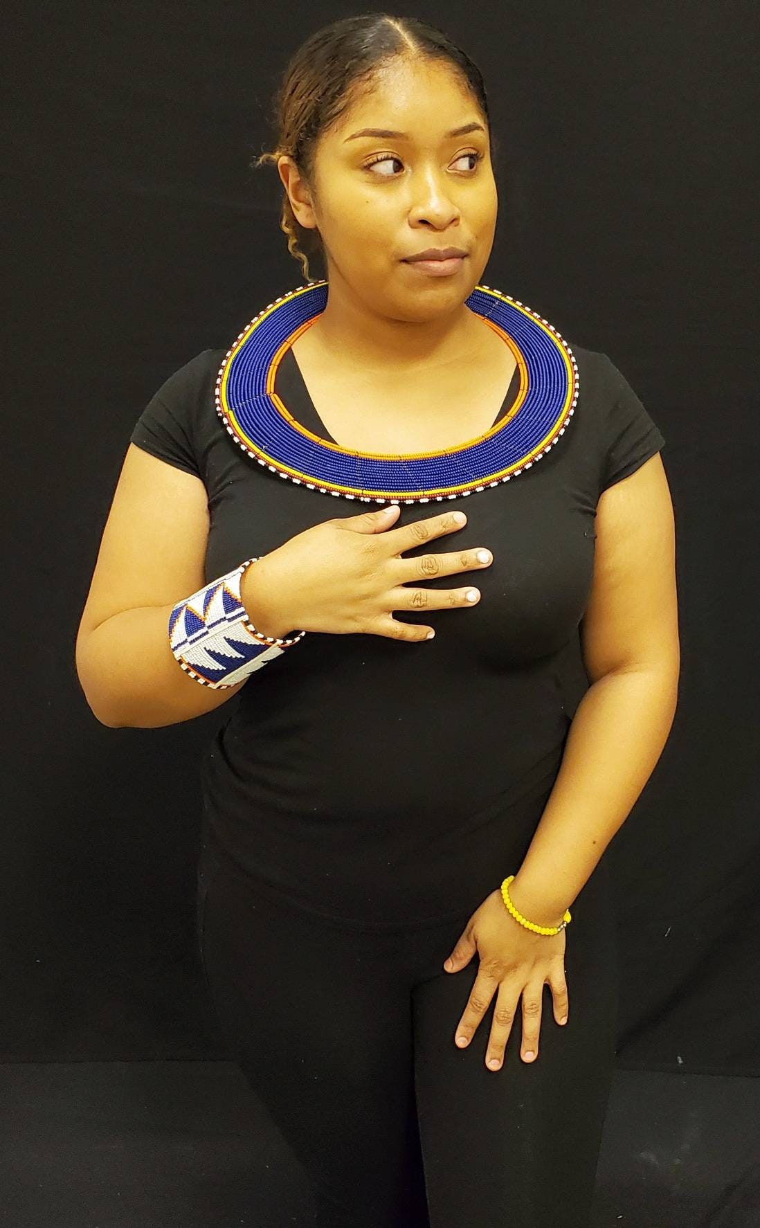 African tribal cuff bracelet Maasai Handmade Jewelry
