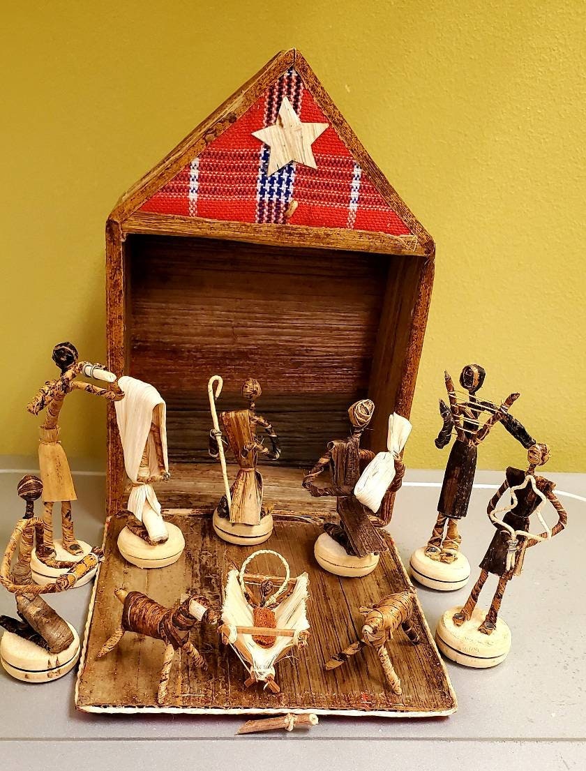 Nativity Set/African Nativity Sets/Christmas Ornament/Christmas gift/Hanuka.