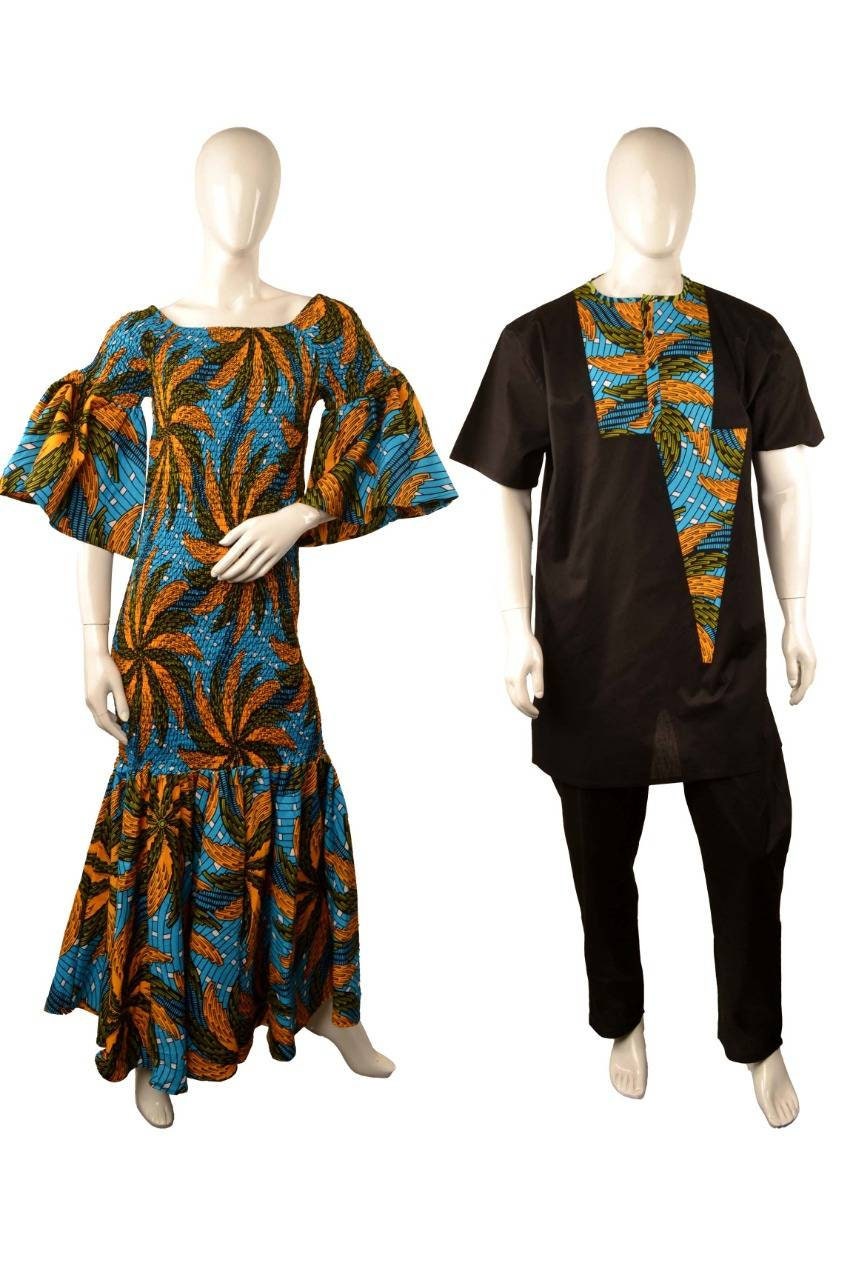 Fishtail Elastic Mermaid Maxi Ankara African Dress/African Formal Wear/Women Dress Regular Size M-XL