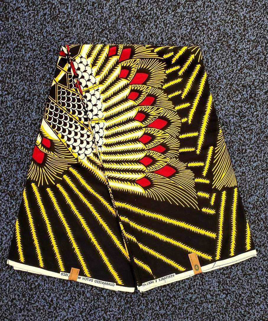 Peacock African Print Ankara Fabric/Waxprint/ Hollandaise 100% Cotton