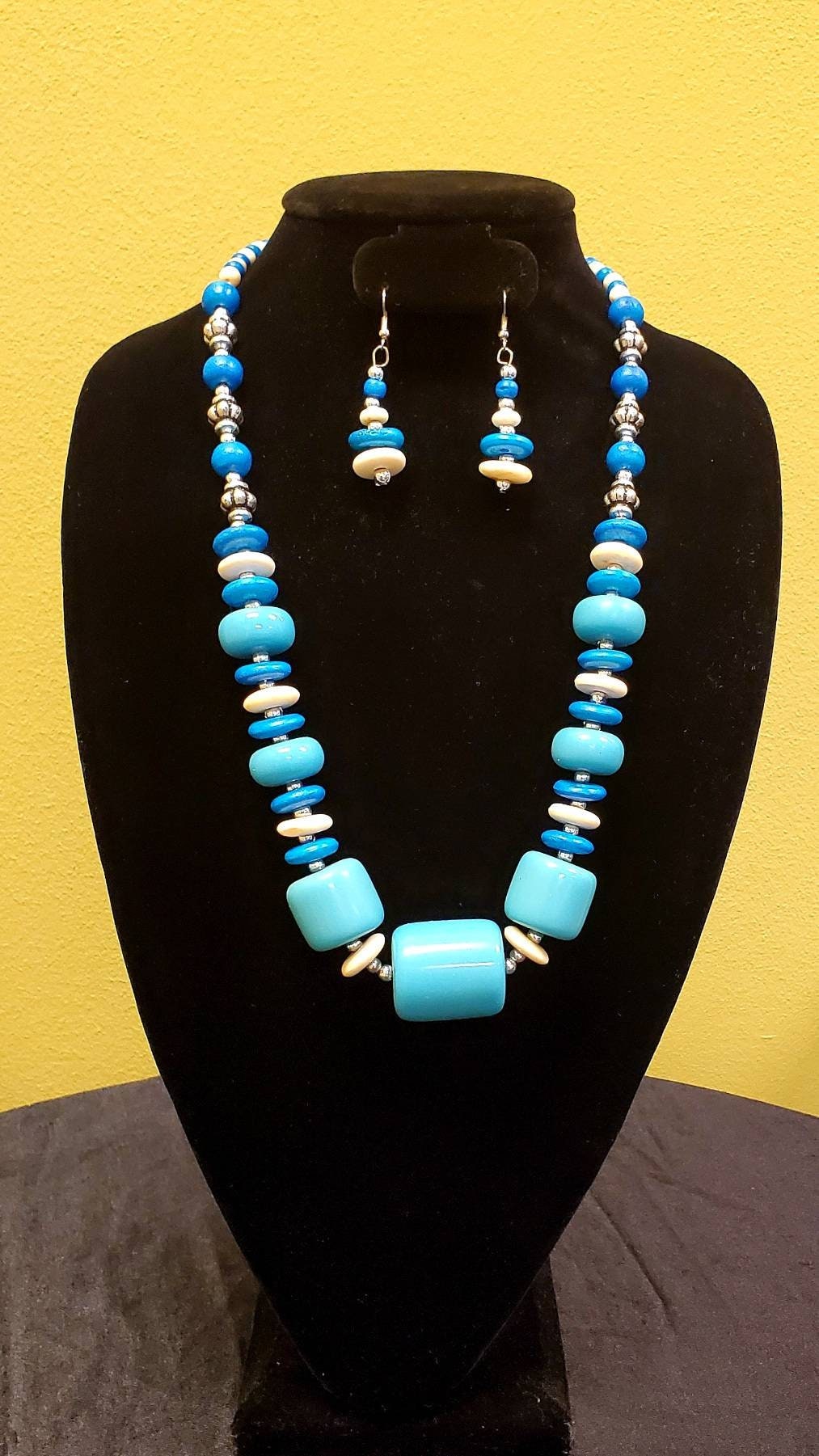 Women Multicolor Beaded Necklace set/Gift Idea.