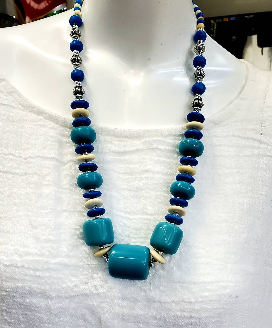 Women Multicolor Beaded Necklace set/Gift Idea.