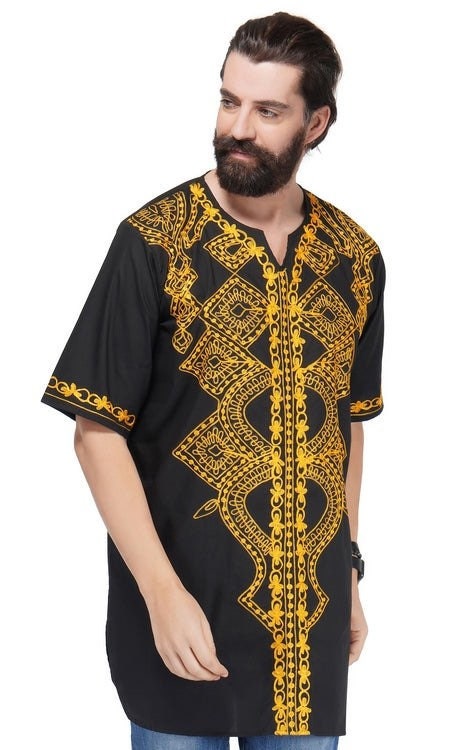 Big & Tall Man Dashiki Plus Size Shirt/Oversized Men Shirt.