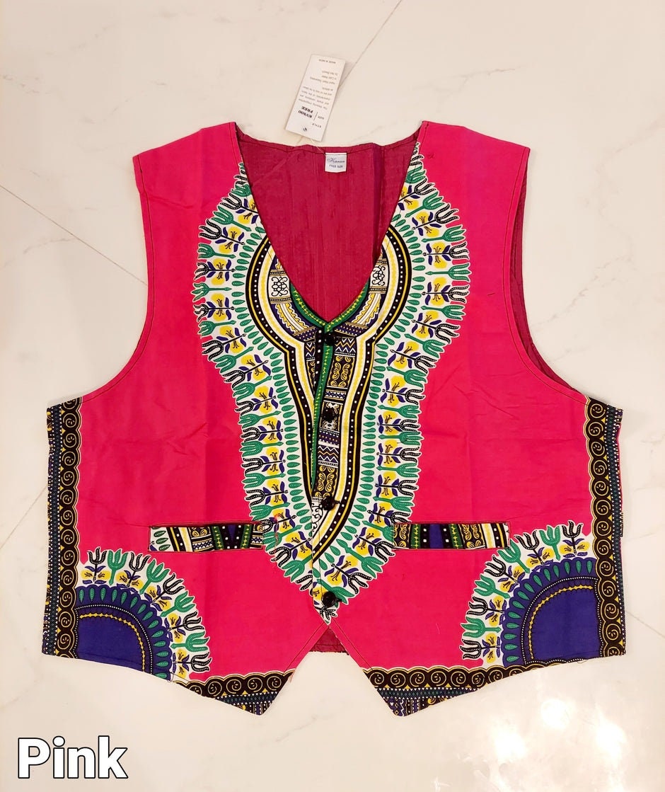 African Dashiki Vest Unisex.