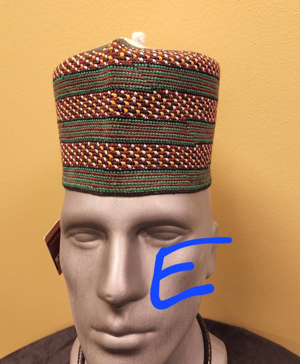 Kuffi Hausa Tribal hat/Igbo Royalty hat/African Kufi.