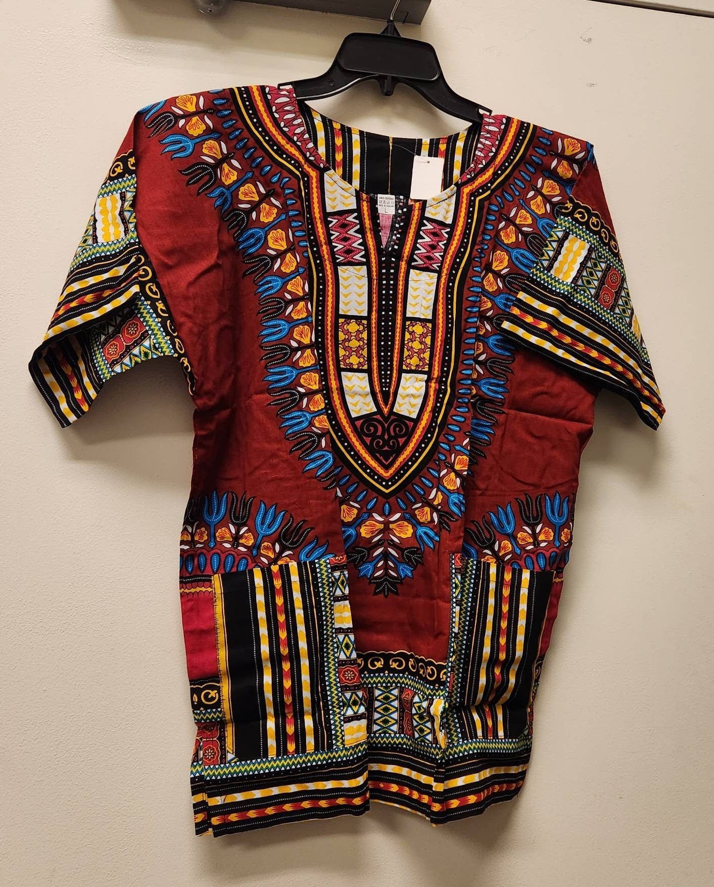 Traditional African Dashiki Shirt for Men and Women/Unisex 100% cotton.