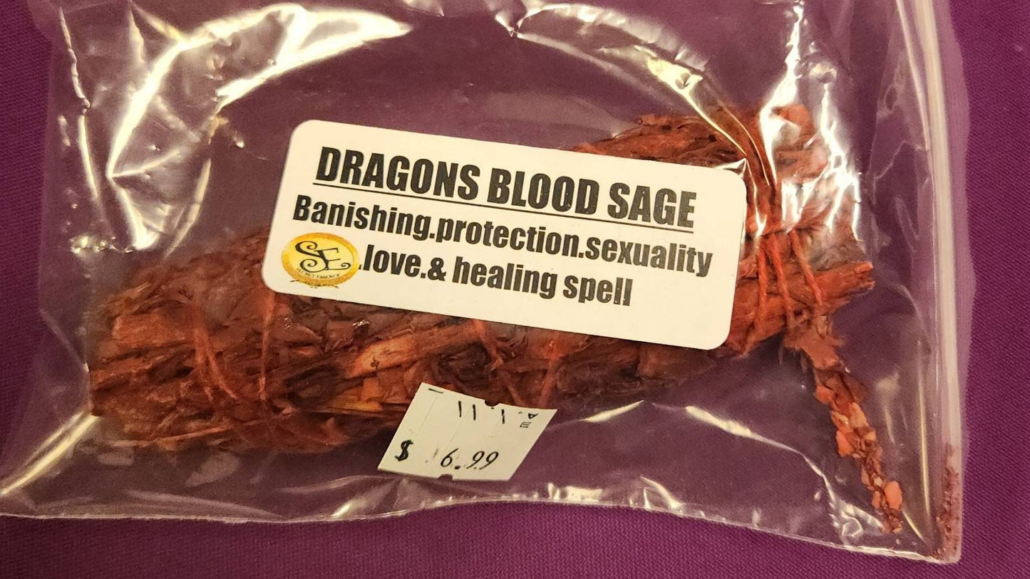 Dragon Blood Sage/White Sage Smudge Incense Sticks.