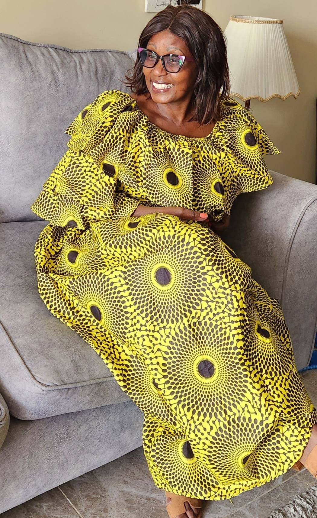 African Print Maxi Skirt with Crop Top Ankara Maxi Skirt set, one size M-XL