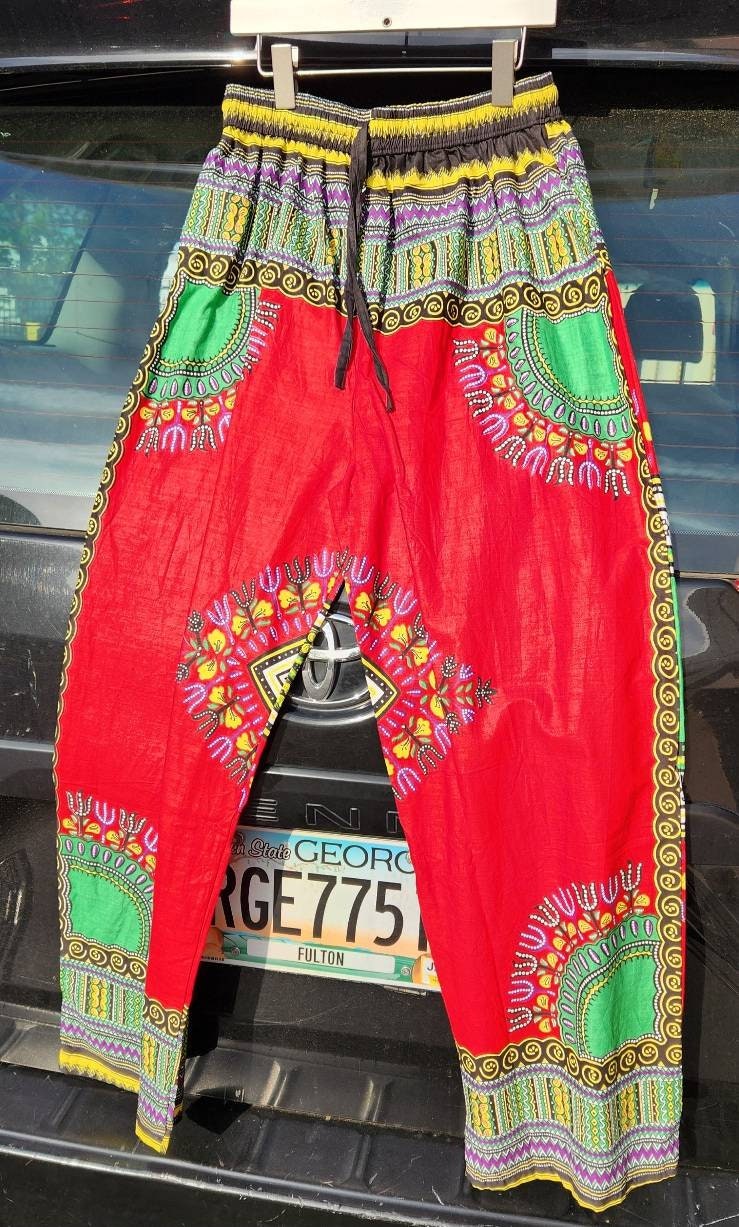 Dashiki Pants Unisex, one size fits S-L.