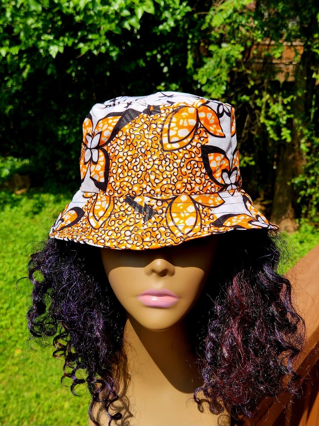 Kitenge Bucket Hat/Huge SALE!Ankara Unisex Hat. Circumference 23" to 25".