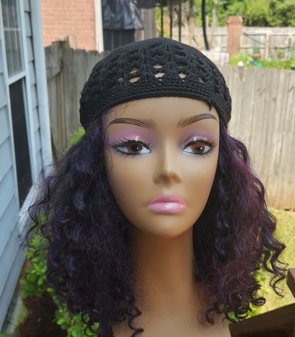 Crochet Kuffi Black