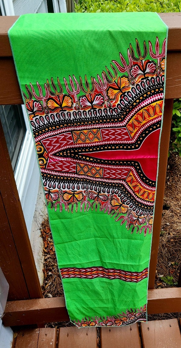 African Headwrap/Traditional Dashiki Headband/Headscarf.