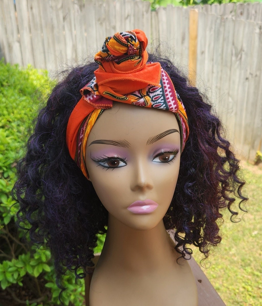 African Headwrap/Traditional Dashiki Headband/Headscarf.