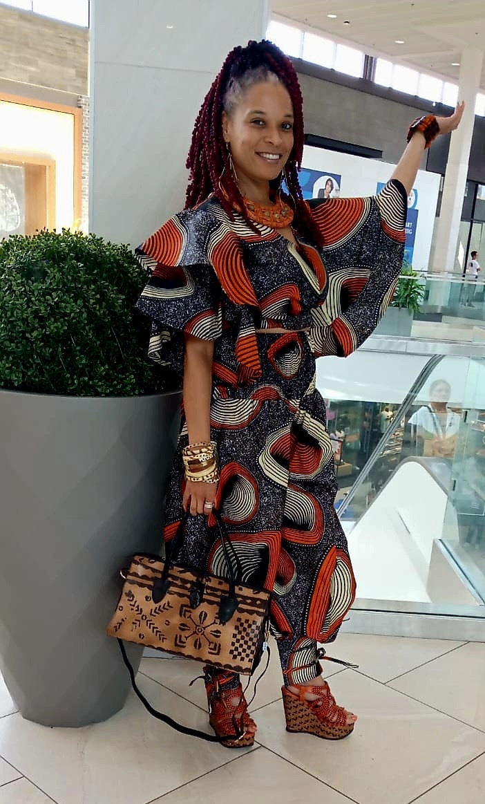 Ankara Crop Top Pantset with Headwrap/African Boho Pants and Medium Wrap Top. Sold whole or seperate.
