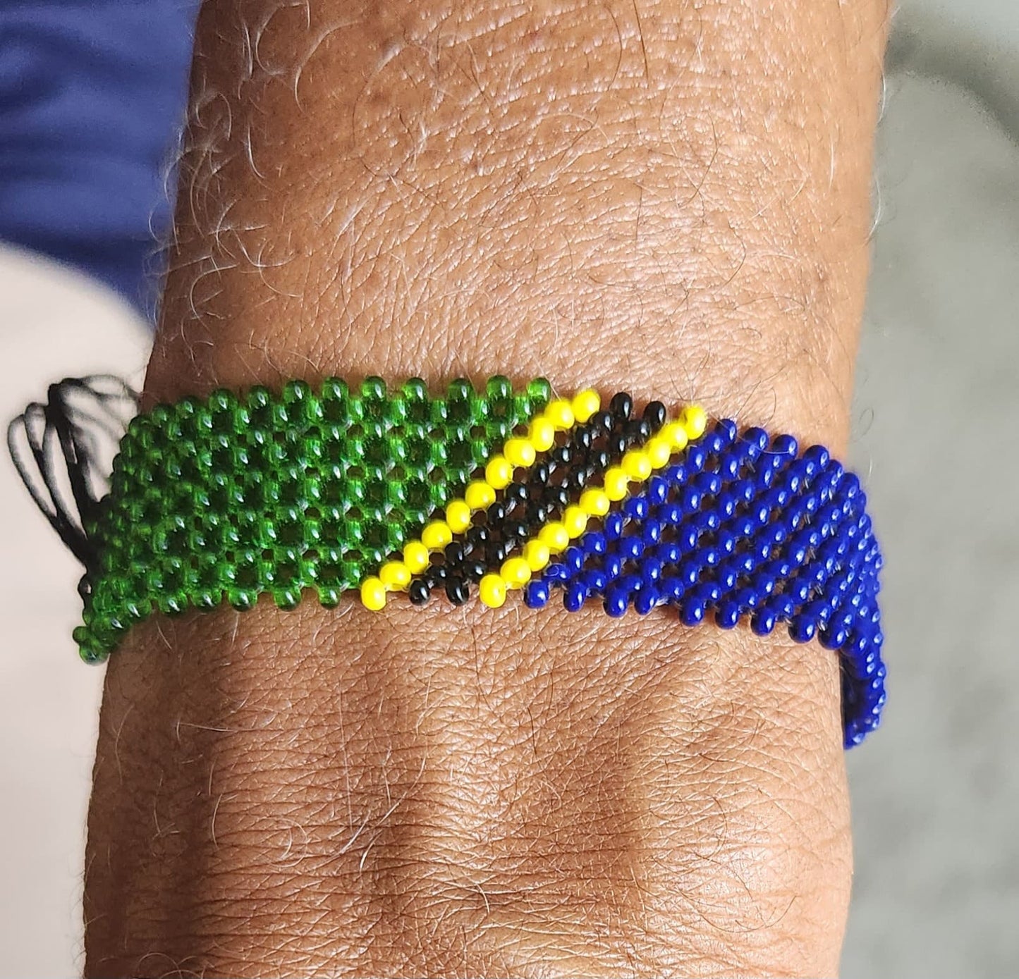 Tanzania Flag Bracelet/Tribal Bracelet/Unisex bracelet.