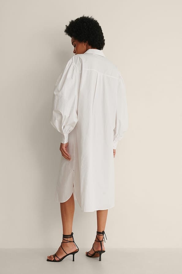 Loose Plain Shirt Collar Elegant Dress/Oversized shirtdress.