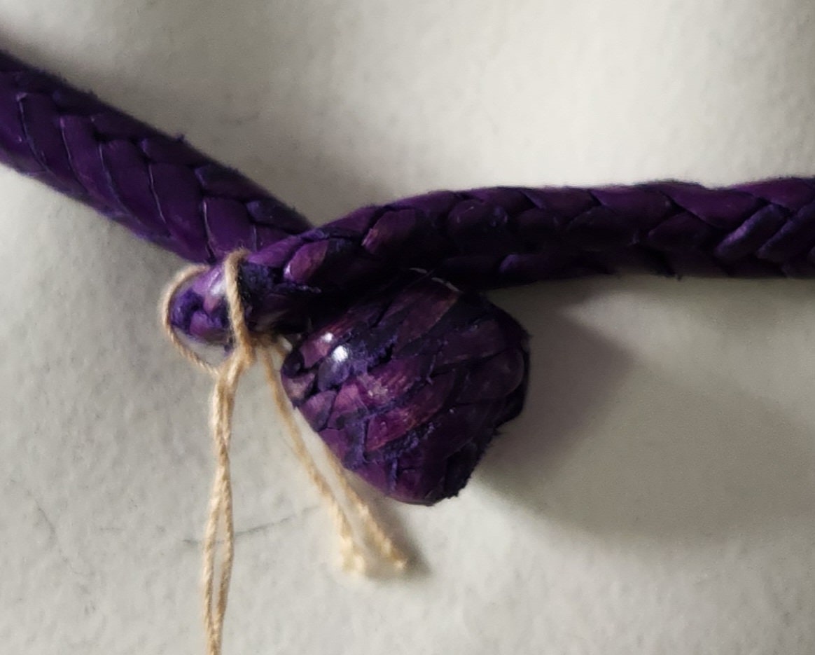 Dogon Braided Leather Necklace/Unisex Tuareg Chocker.