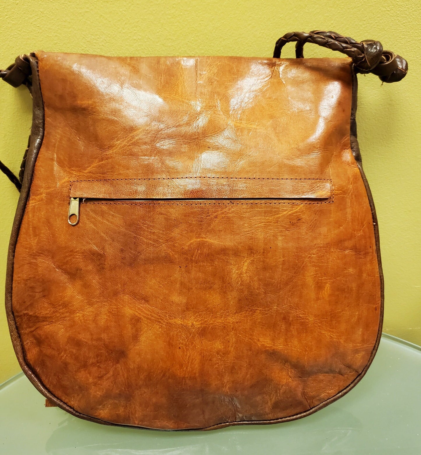 Minala Handcrafted Ethnic Crossbody Bag/Mali Dogon Hunter Bag/Tuareg Leather Bag/Egyptuan Ankh Leather Bag.
