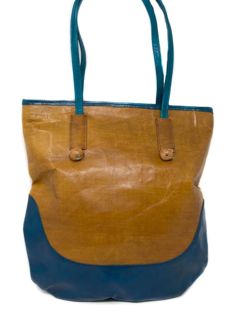Zuri Handcrafted Leather Tote.
