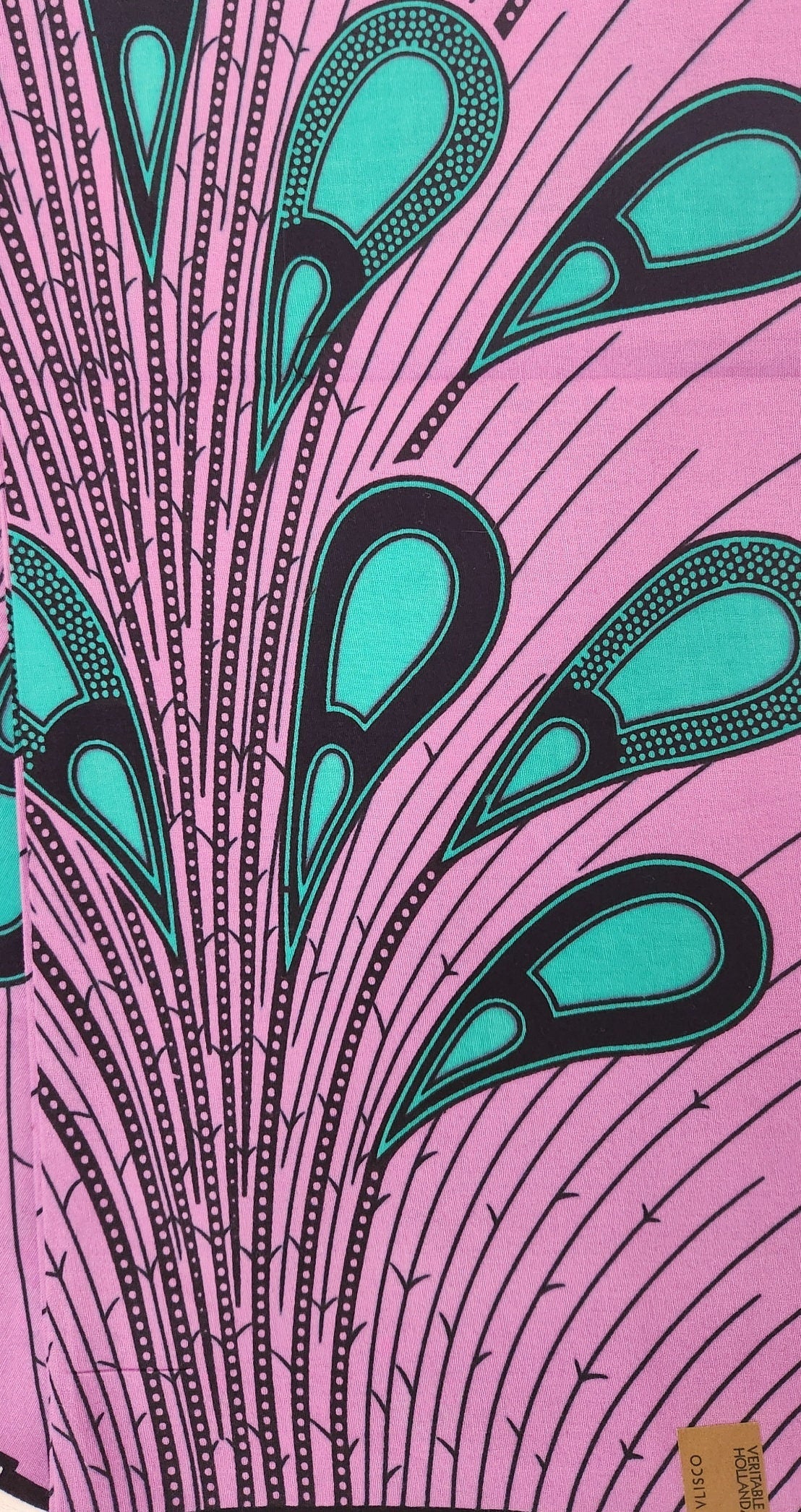 Peacock African Print Fabric sold by yard.