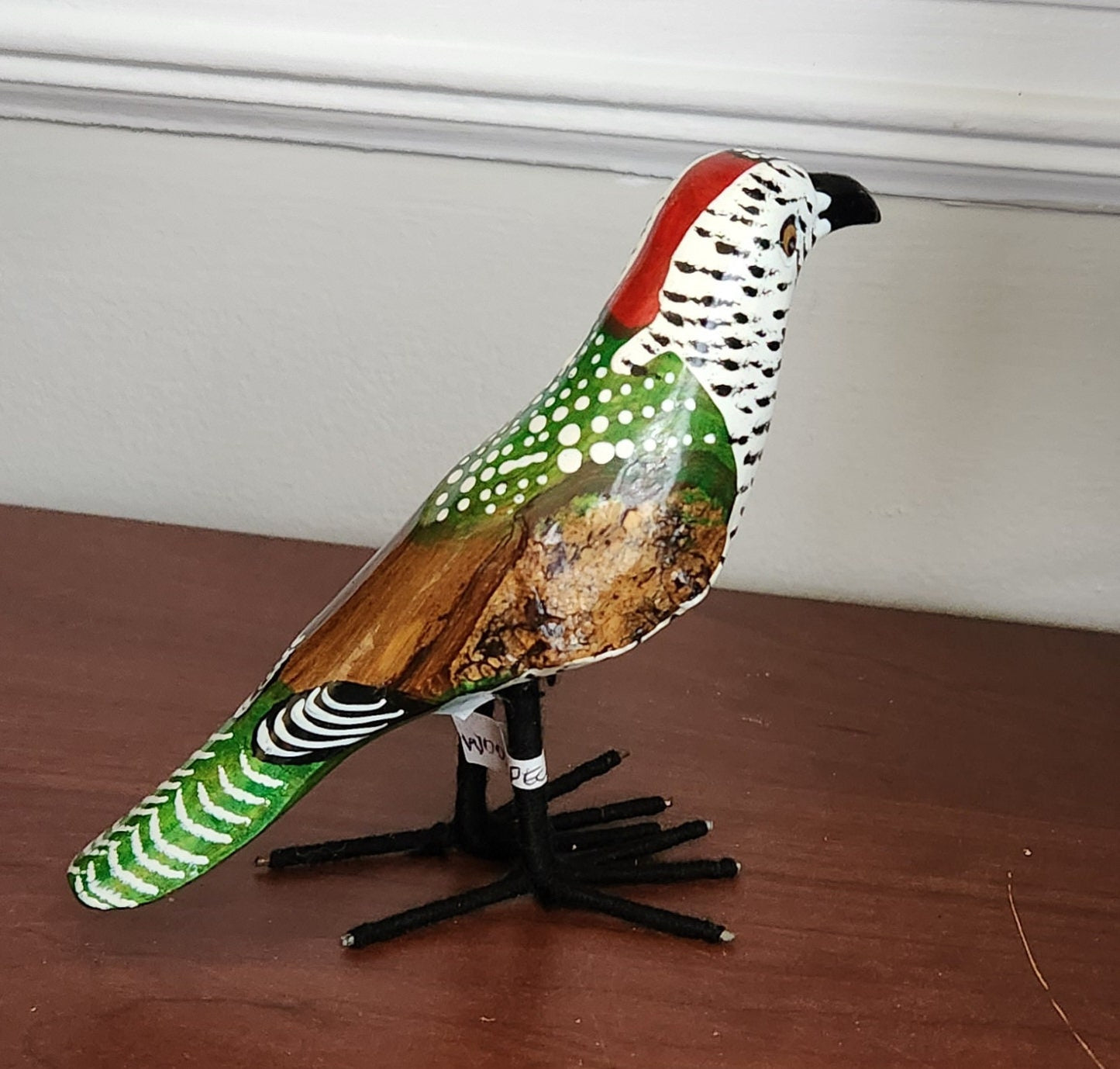 Wooden Birds of Africa/Handcrafted in Kenya/Multiple varieties/Wood Bird Ornament Collection/Kingfisher Bird/Christmas Gift.